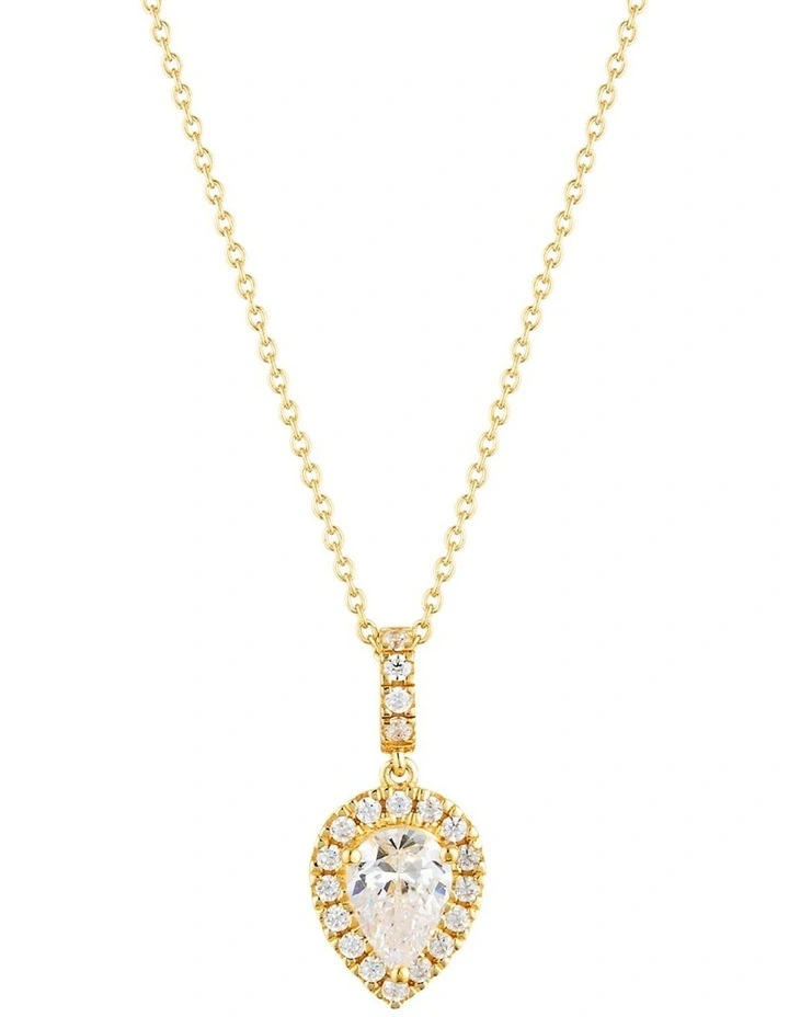 Luxe Splendore Pendant Necklace in Gold image 1