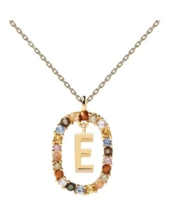Letter E Multi Necklace