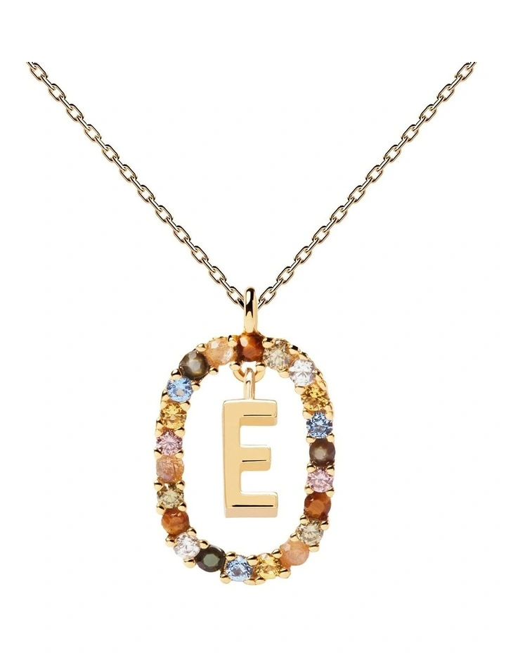 Letter E Multi Necklace image 1