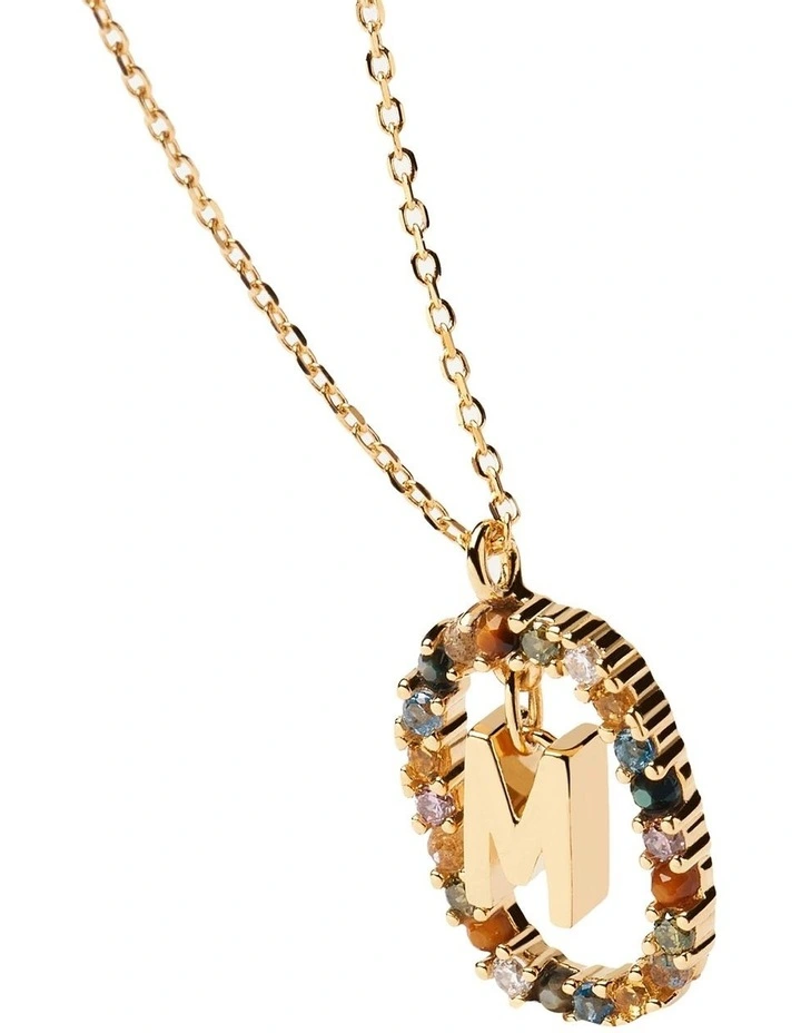 Letter M Multi Necklace image 2