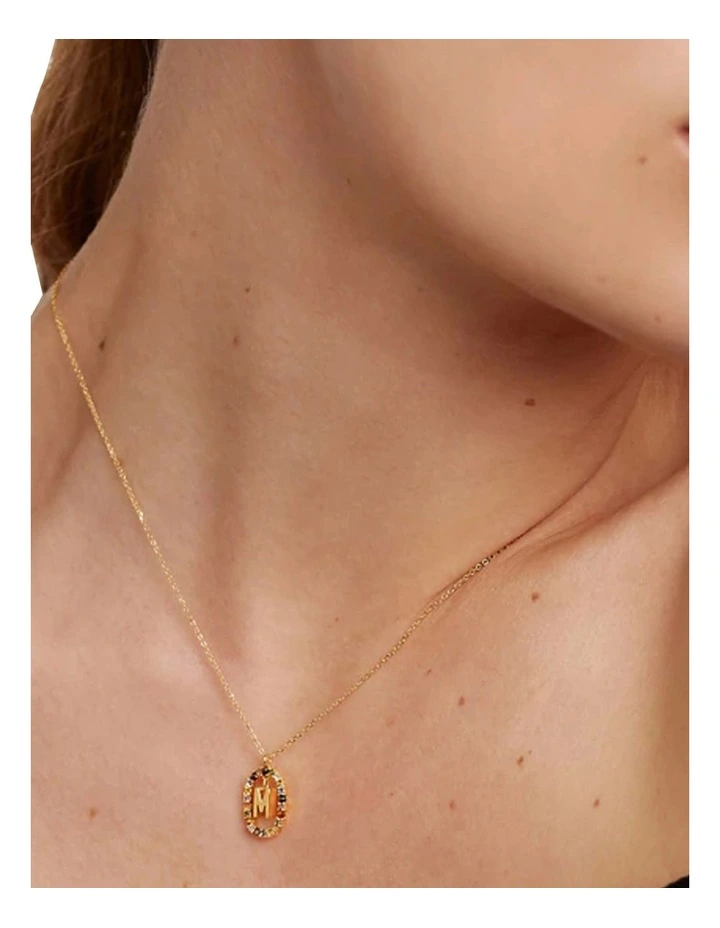 Letter M Multi Necklace image 3