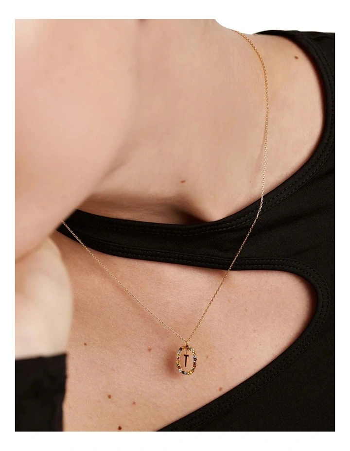 Letter T Multi Necklace image 3