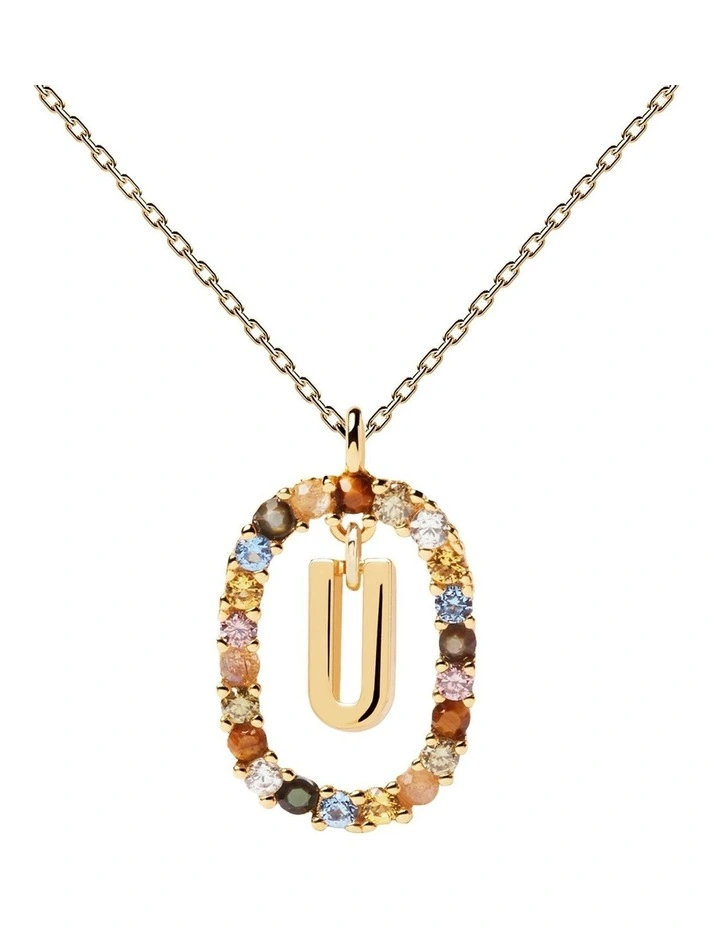 Letter U Multi Necklace image 1