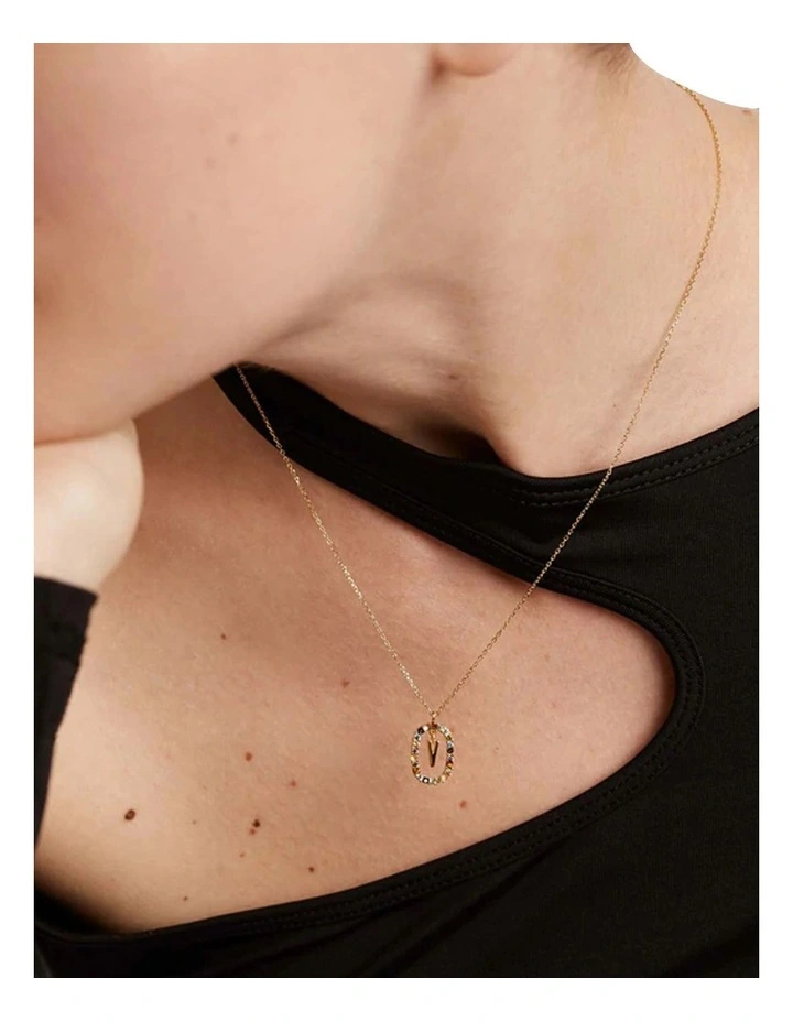 Letter V Multi Necklace image 4