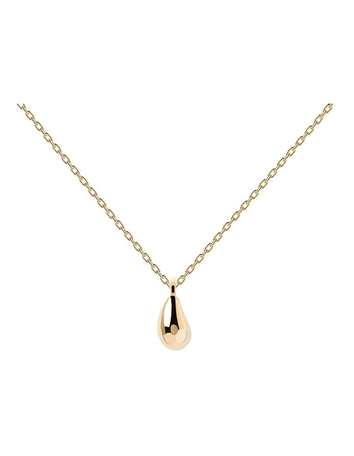Drop Necklace in Gold image 1
