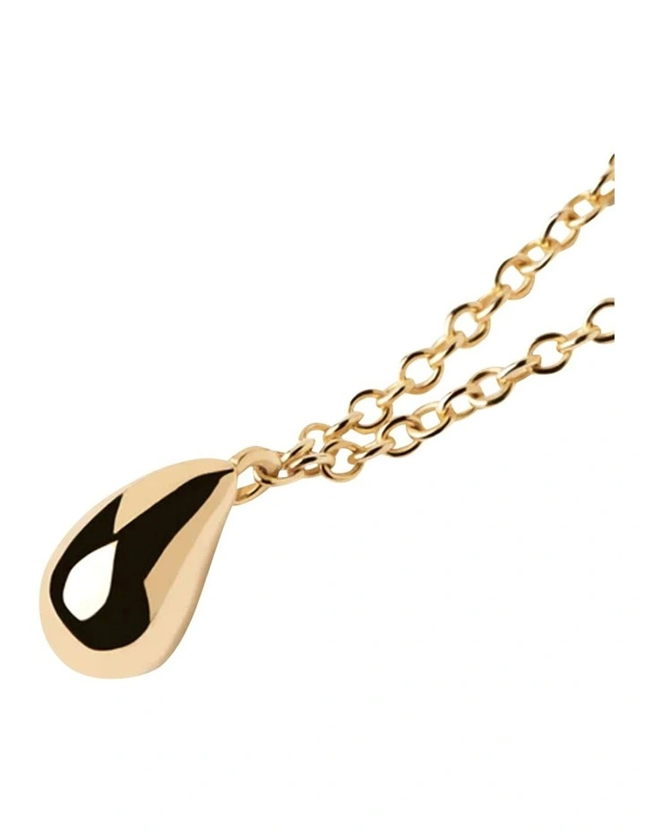Drop Necklace in Gold image 3