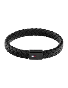 Steel And Leather Bracelet 2790331 in Black