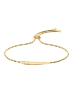 35000342 Steel Chain Bracelet in Gold