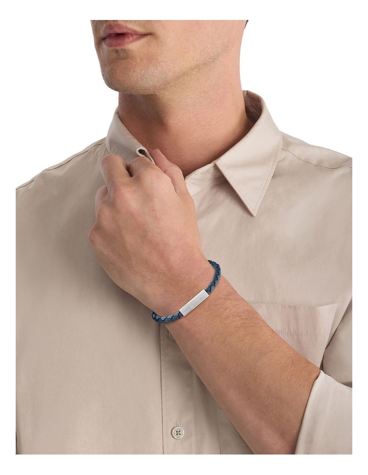 Jewellery Stainless Steel And Leather 35100026 Bracelet in Blue image 2