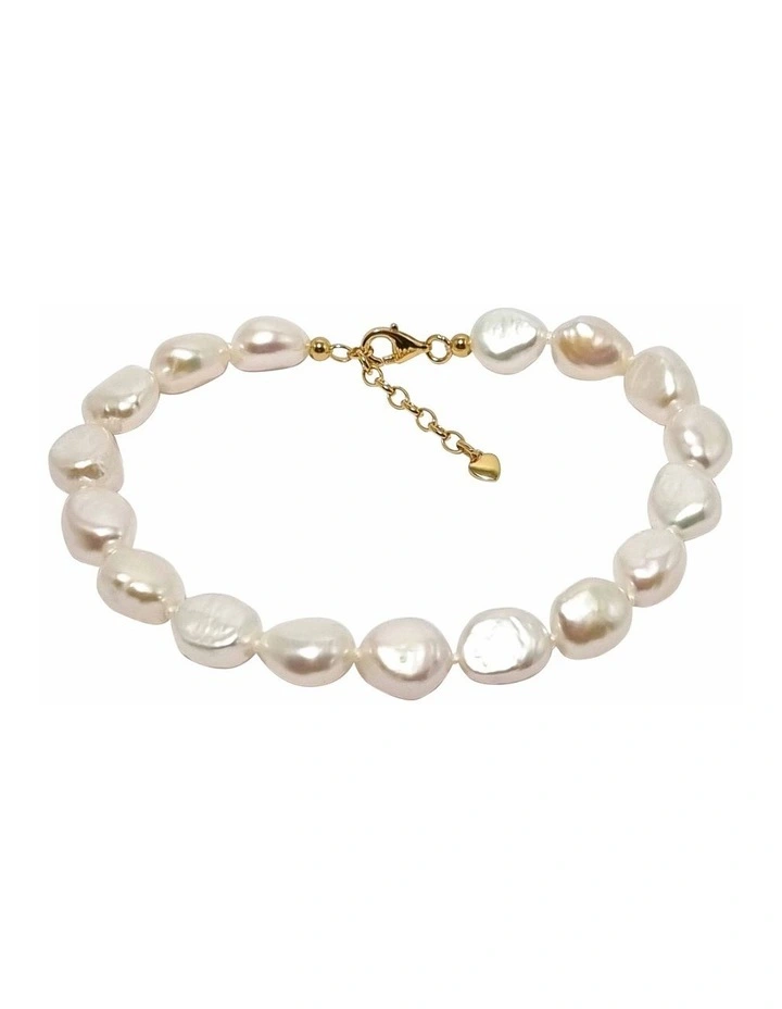 Unique Baroque Pearl Bracelet image 1