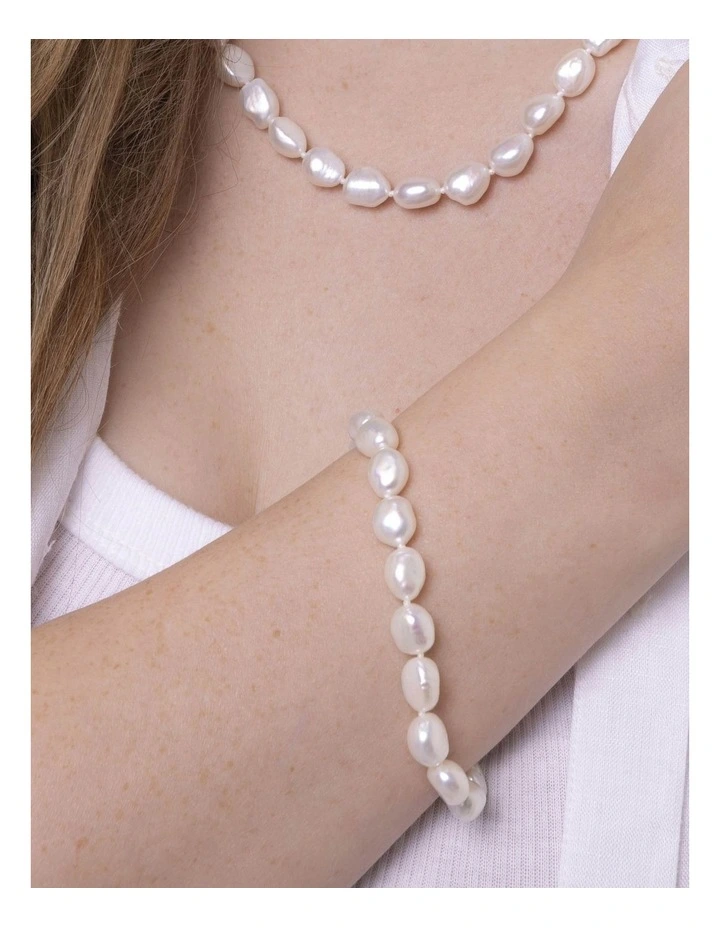 Unique Baroque Pearl Bracelet image 2