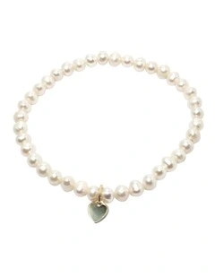 Versatile Pearl Bracelet in White