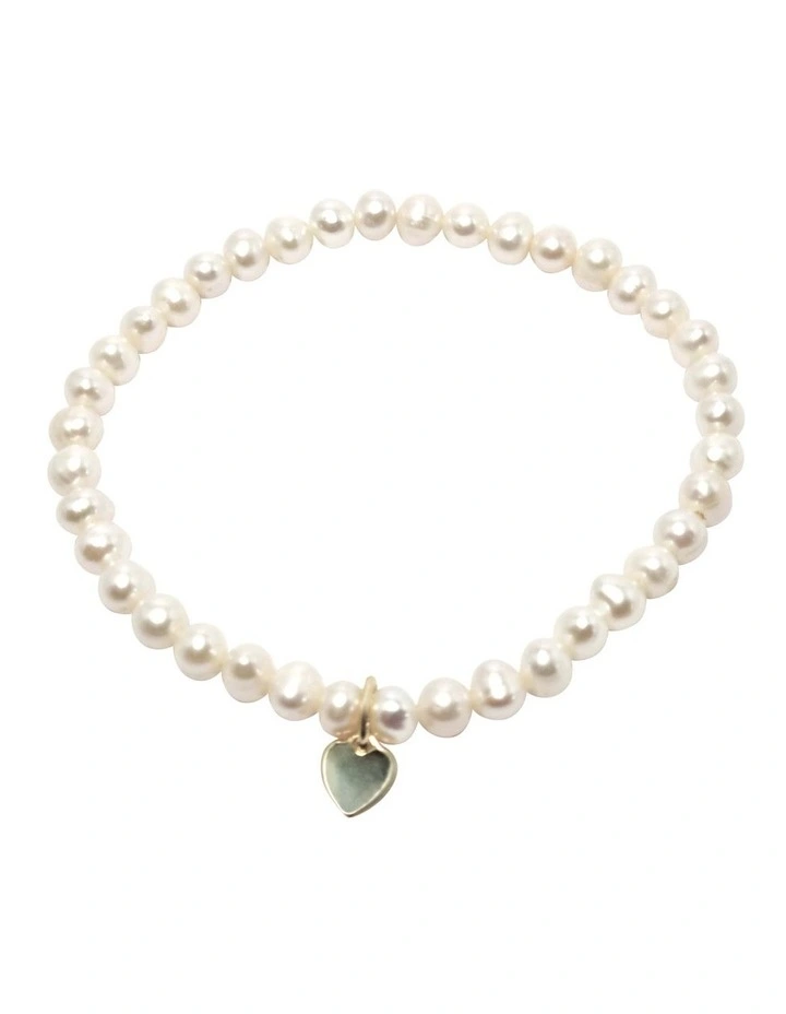Versatile Pearl Bracelet in White image 1