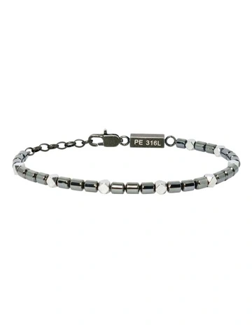 Grounded Bracelet in Hematite