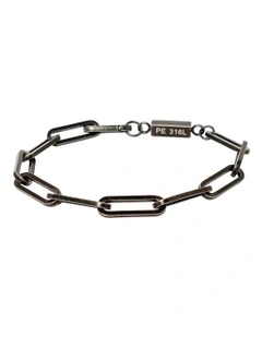 Bold Chain Bracelet in Black