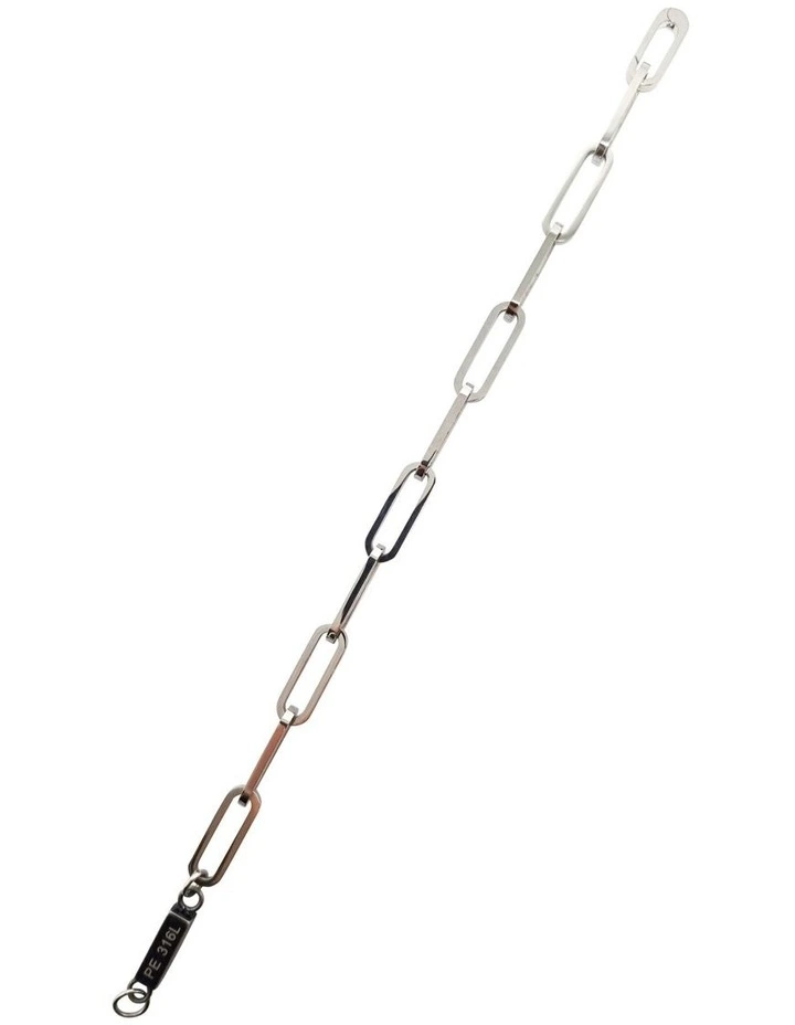 Bold Chain Bracelet in Silver image 3