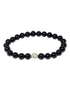 Agate Bracelet in Black