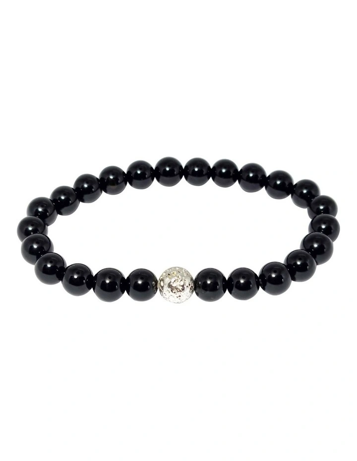 Agate Bracelet in Black image 1