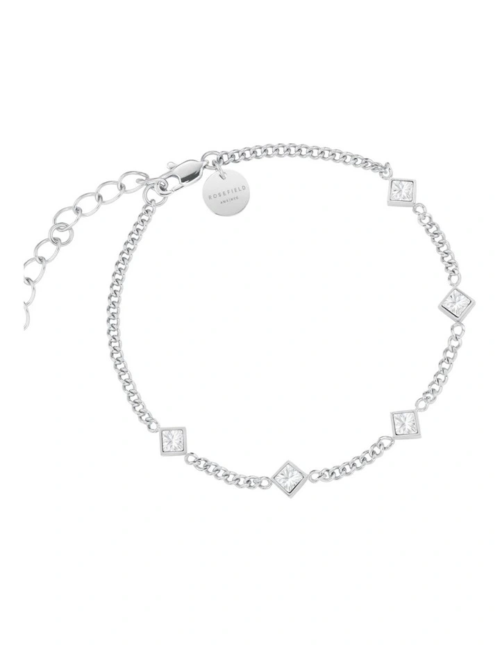 Playful Diamonds Bracelet in Silver image 1