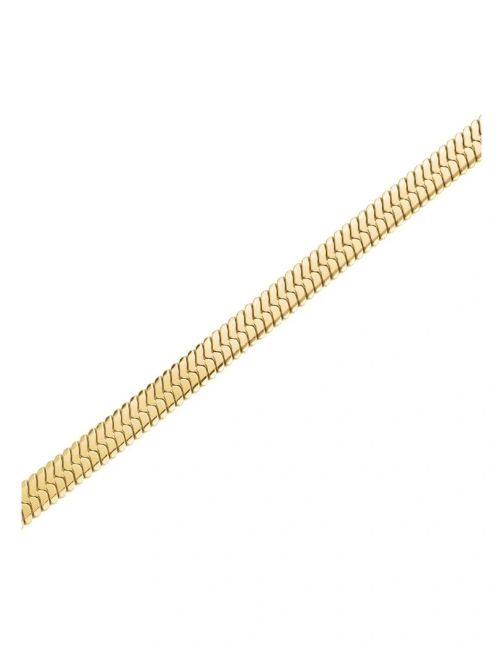 Large Snake Bracelet in Gold image 3