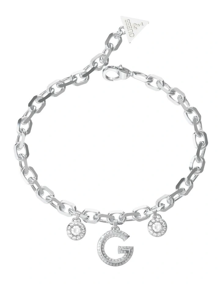 G Crystal Bracelet in SIlver image 1