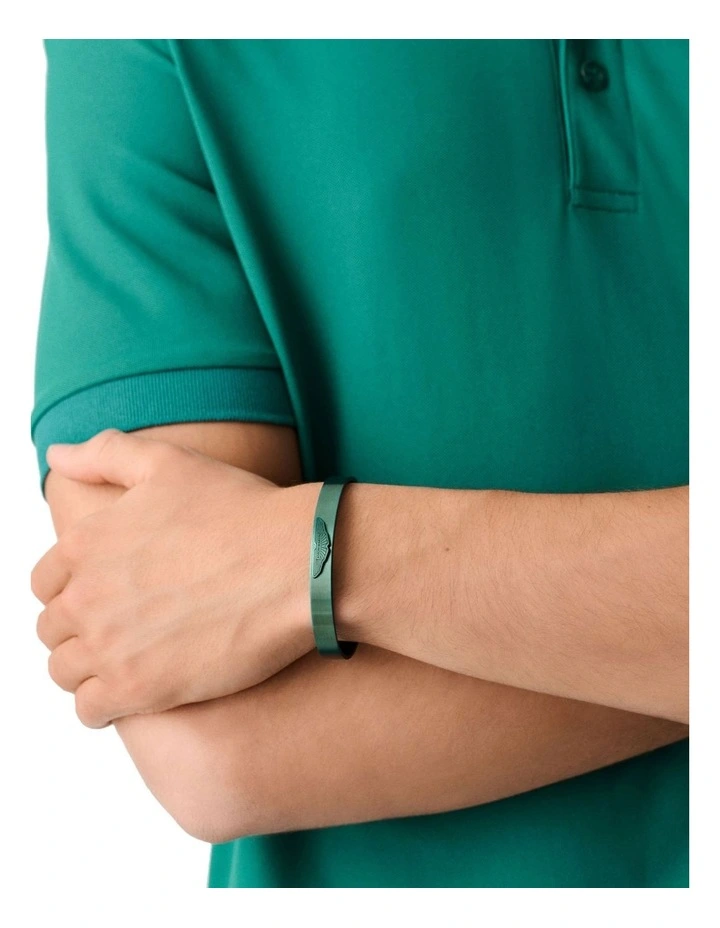 BST Bangle Bracelet in IP Green image 2