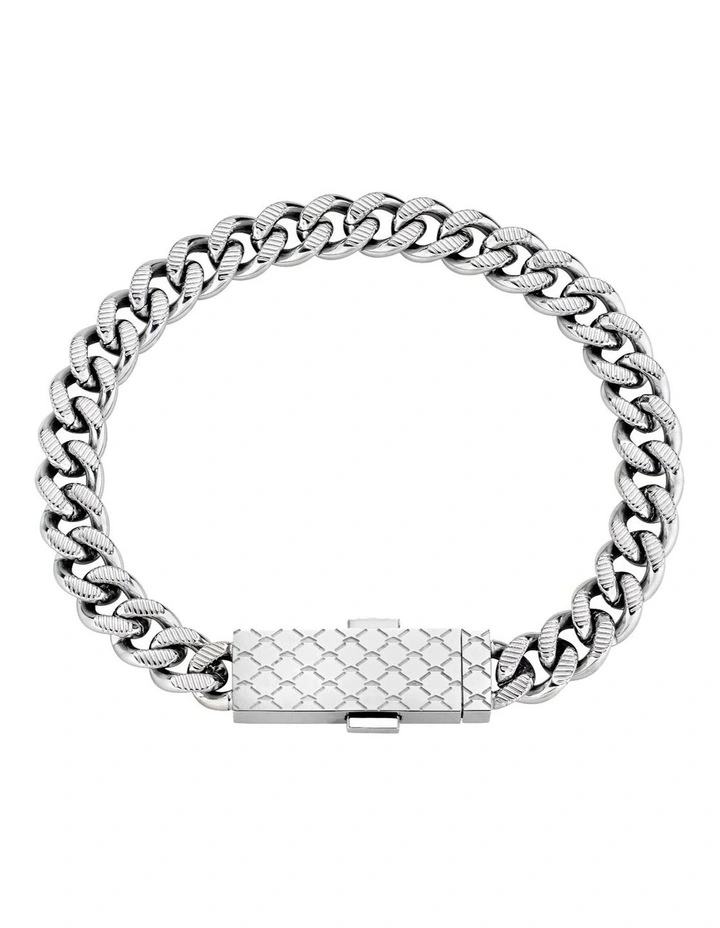 UCD Chain Bracelet in Rhodium image 4