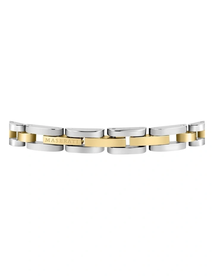 Iconic Steel Link Bracelet in Gold image 7