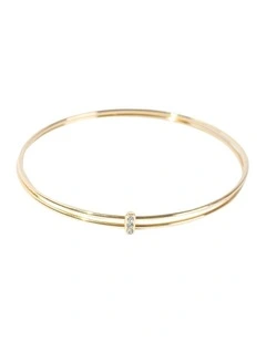 Matchstick Bangle in Gold