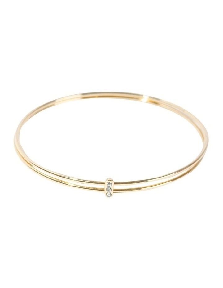 Matchstick Bangle in Gold image 1