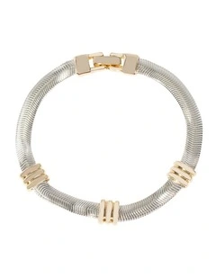 Sleek Bar Tab Bracelet in Multi
