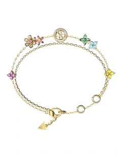Multi Flowers Bracelet in Multi