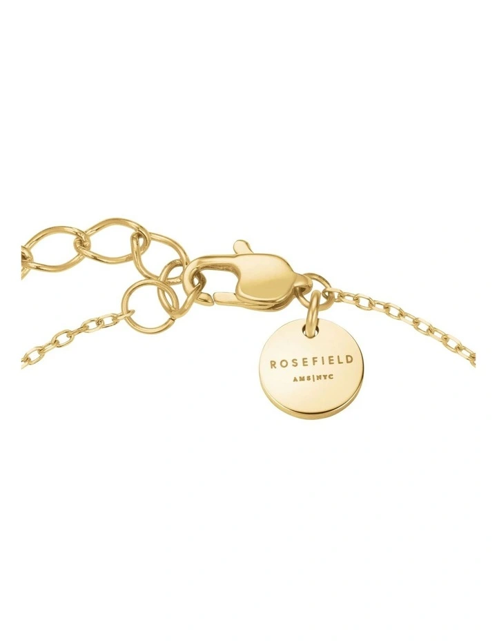 Three Hearts Bracelet in Gold-Tone image 4