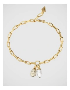 Guess Jewellery Pearly Gold Bracelet