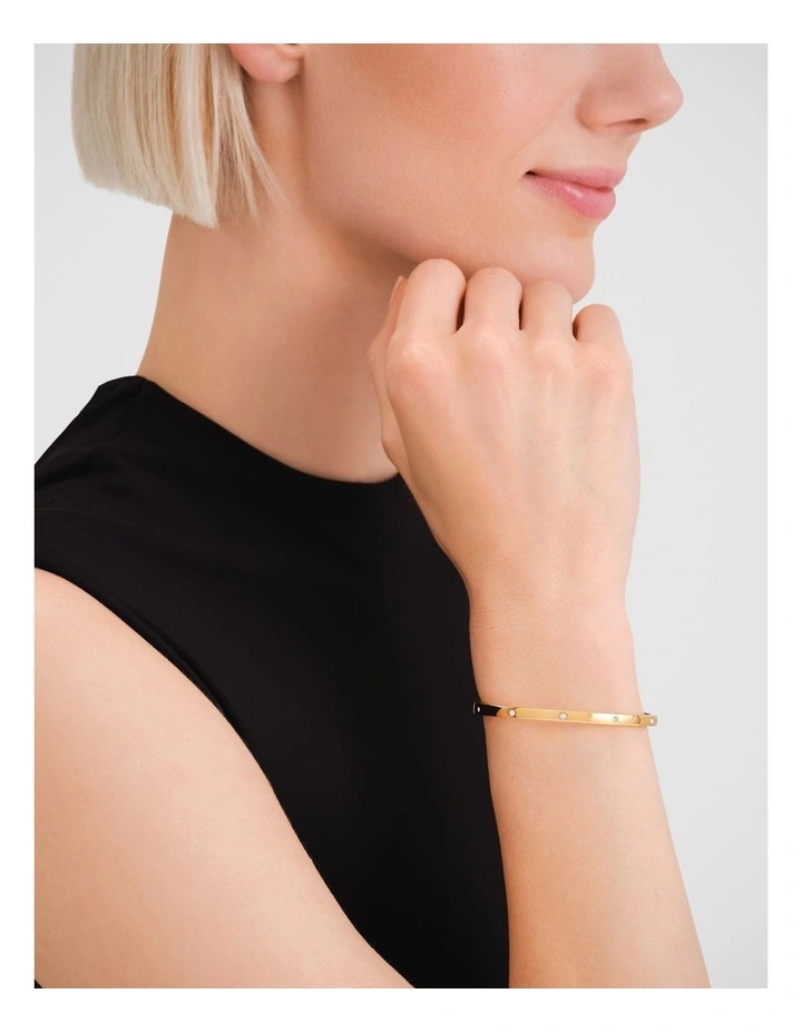 Rosefield Jewellery Gold Bangle image 2