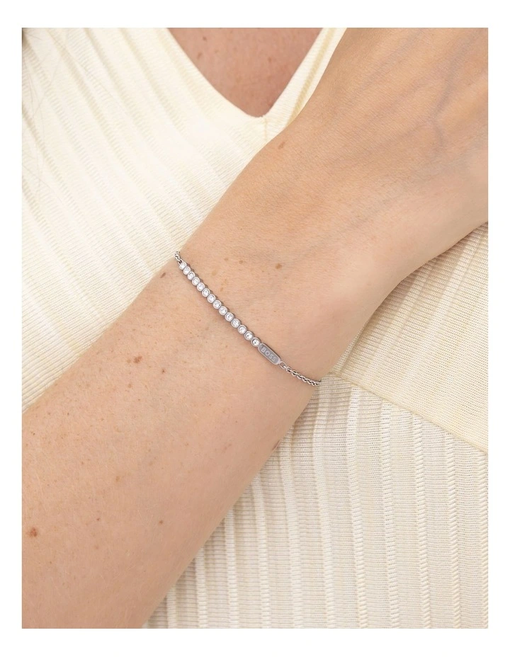 Kassy Divine Stainless Steel & Crystals Bracelet image 5