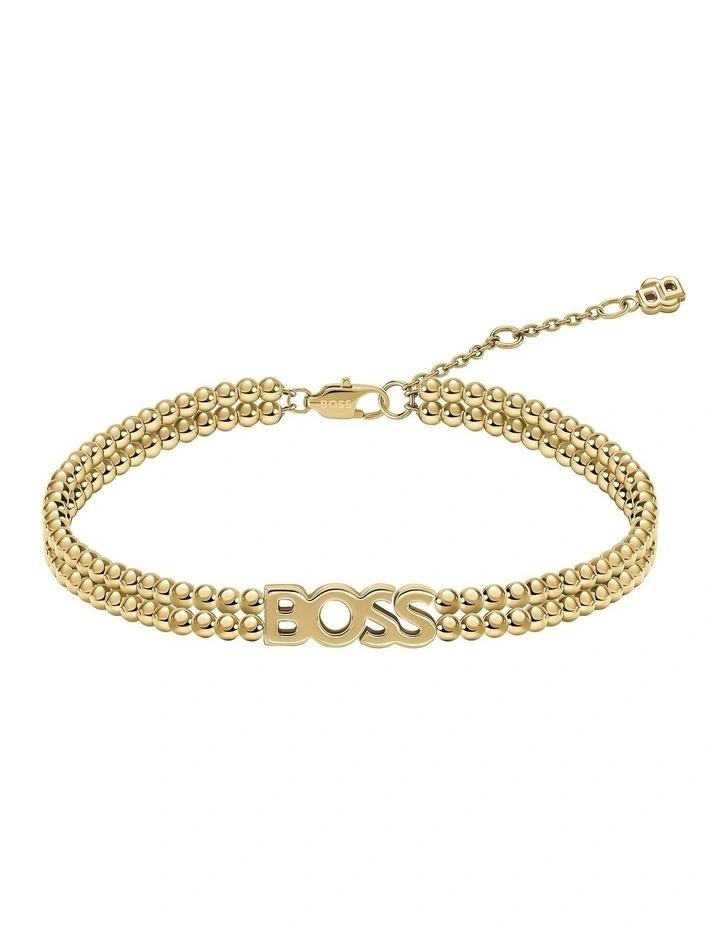 Kassy Beads Gold Steel Women's Bead Bracelet image 1