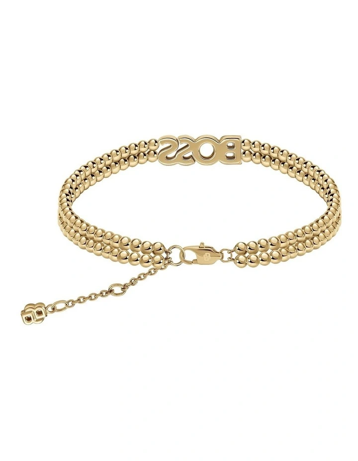 Kassy Beads Gold Steel Women's Bead Bracelet image 2