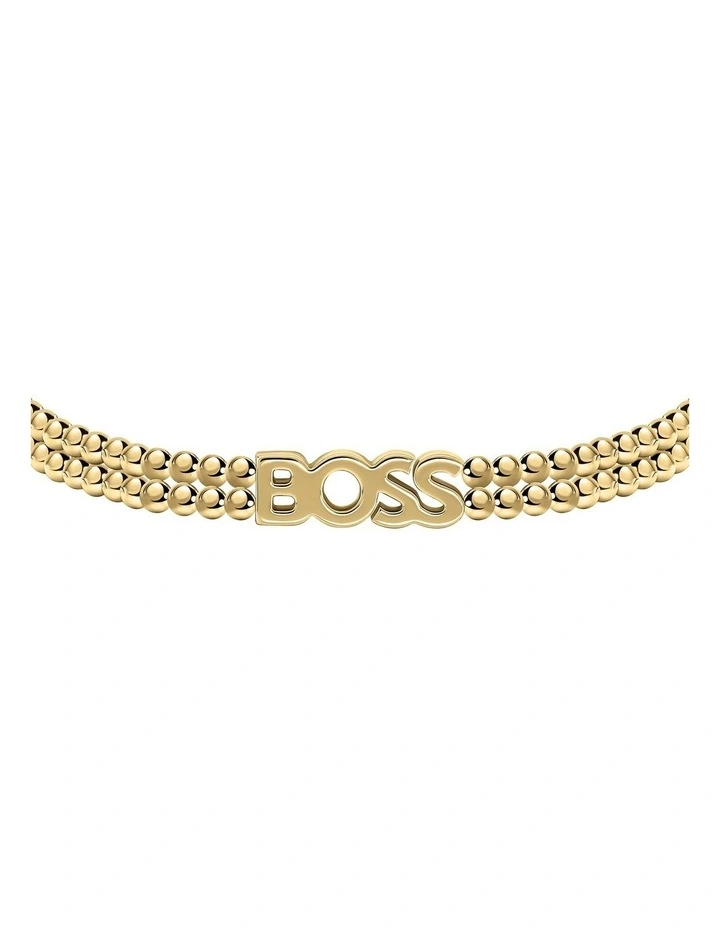 Kassy Beads Gold Steel Women's Bead Bracelet image 3