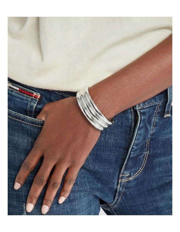 Stainless Steel Women's Hinge Bangle image 3