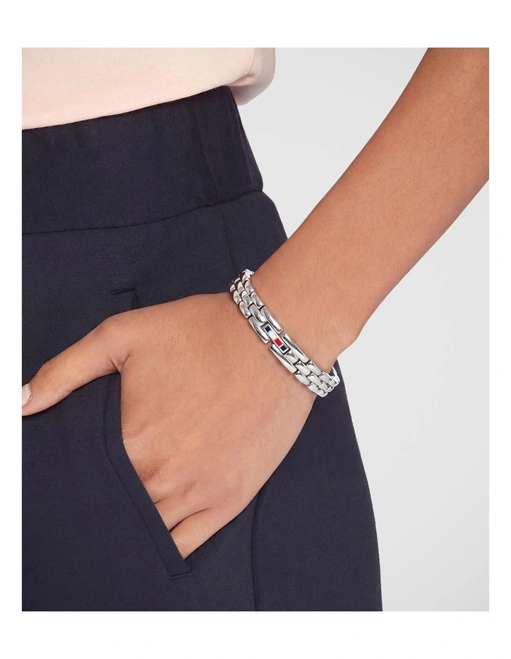 Stainless Steel Women's Metal Link Bracelet image 2