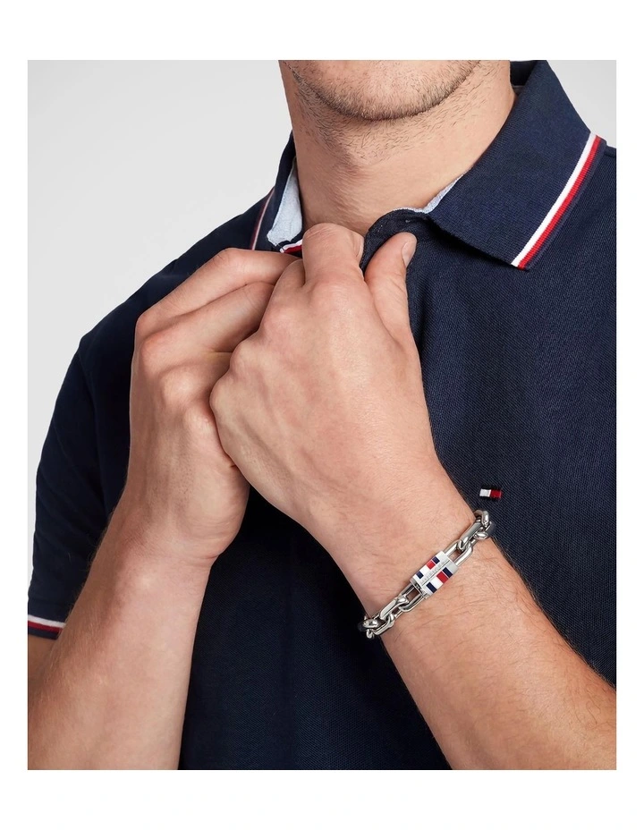 Stainless Steel Men's Chain Bracelet image 2