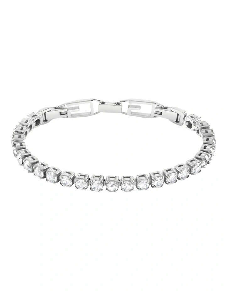 G Tennis Silver Tone Bracelet image 1