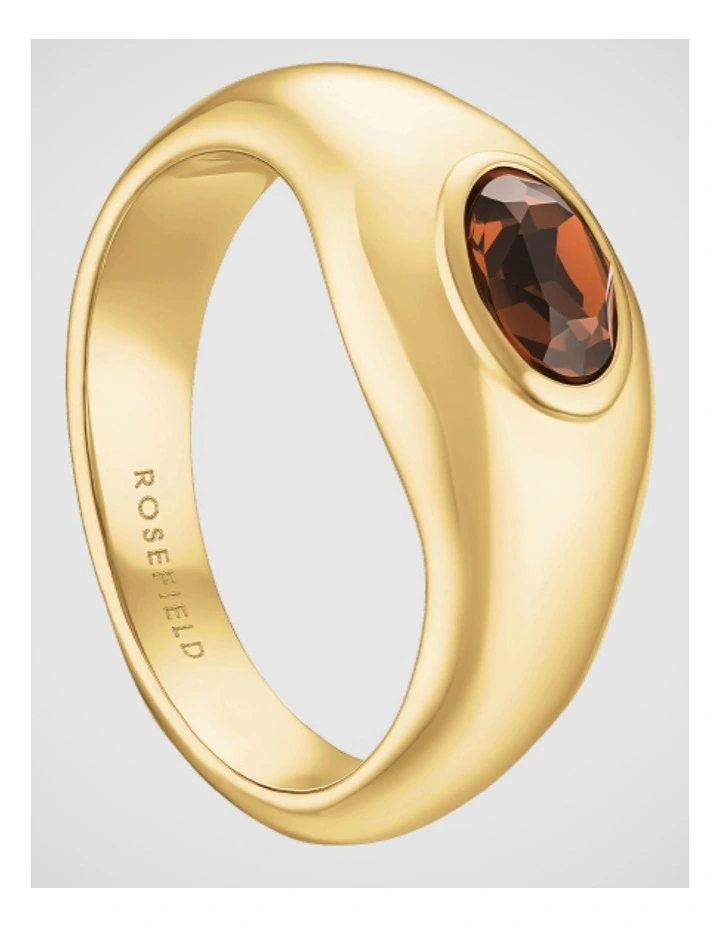 Rosefield Jewellery Mocha Gold Ring image 1