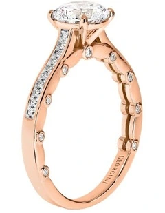 Tiamo Rose Gold Ring Sterling Silver