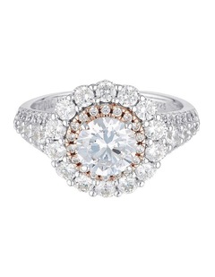 Miranna Double Halo Sterling Silver Ring