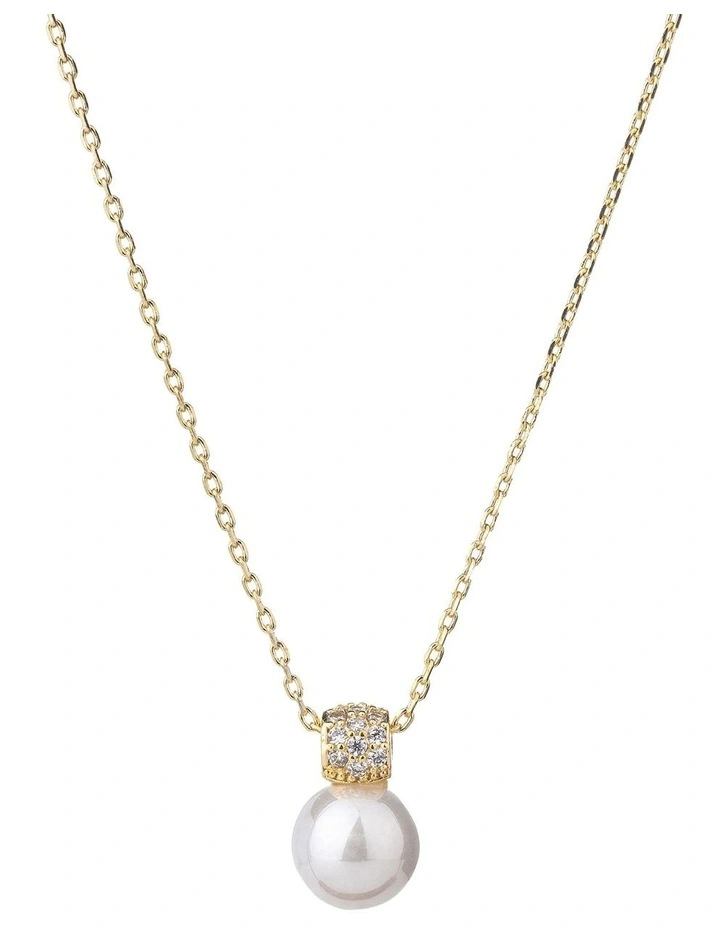 Faux Pearl Jewellery Set in Gold image 5