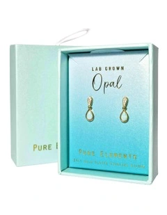 Dainty Opal Drops in Gold