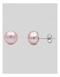 Cherish Natural Studs Earrings in Rose