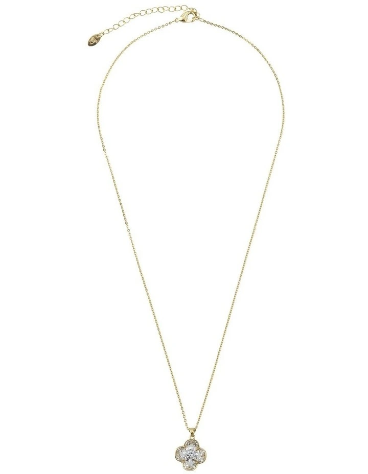 Gregory Ladner CZ Clover Gift Box Set GJNF014M in Gold image 2